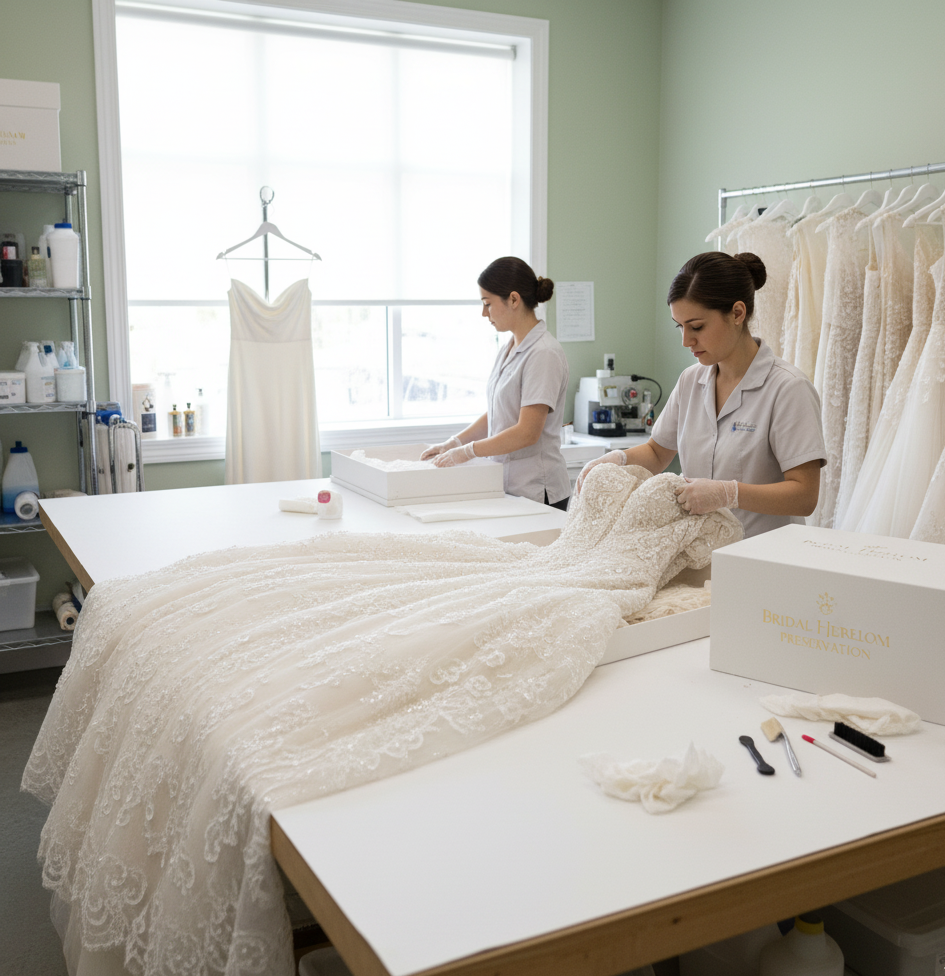 Wedding Gown Cleaning & Preservation